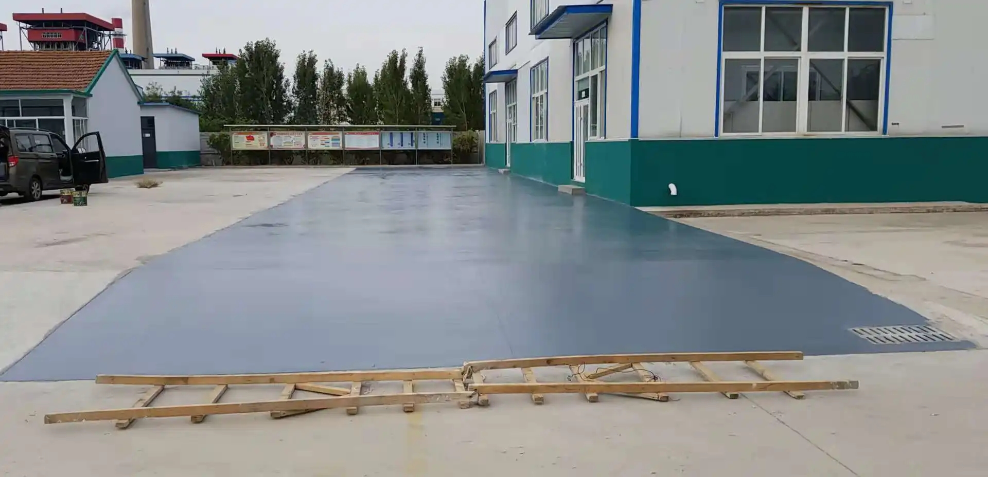 宁河车间厂房地坪漆修补翻新